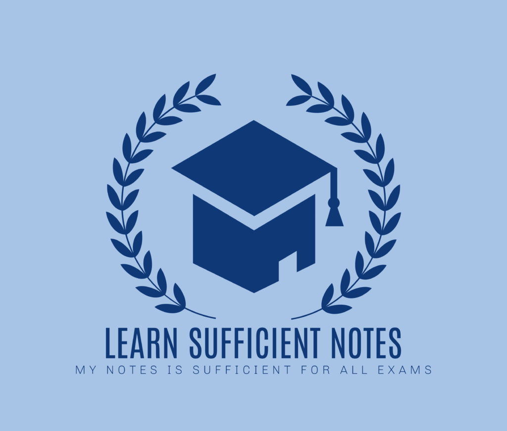 Learn Sufficient Notes - Educational Resources & Study Material