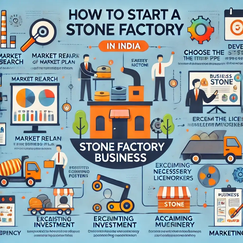 How to Start a Stone Factory Business in India: Complete Guide with Investment Details